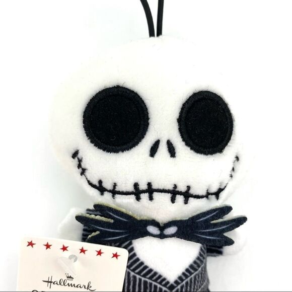Hallmark Nightmare Before Christmas Jack Skellington Small Stars Plush Ornament - Picture 5 of 7